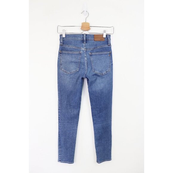 Madewell 9" Mid-Rise Skinny Crop Jeans Sz 23 Button-Front Tencel Denim Edition - Picture 8 of 10